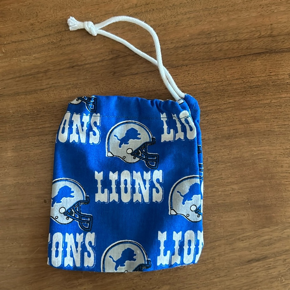 Detroit lions golf tee bag